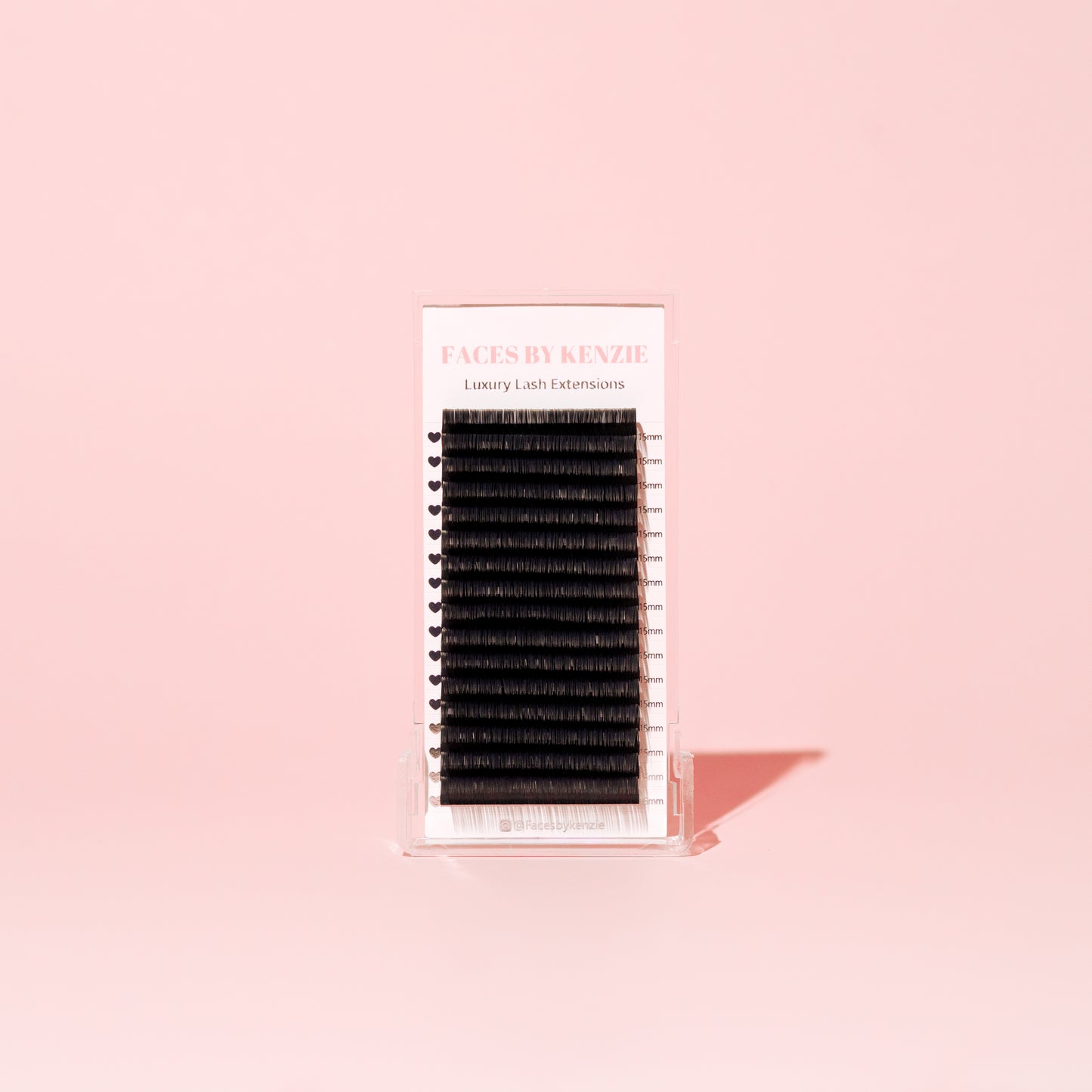 Luxury matte black cashmere lash extensions - Classic mixed trays