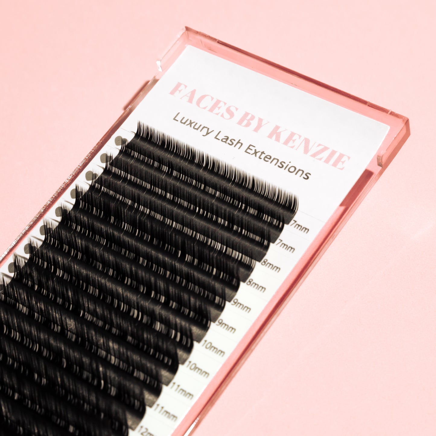 M curl luxury matte black cashmere extension mixed trays