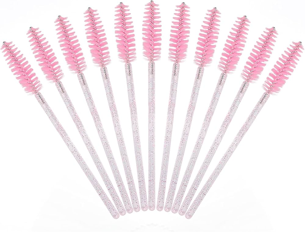 Crystal pink lash spoolies (50 pack)