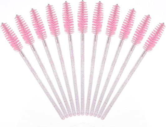 Crystal pink lash spoolies (50 pack)