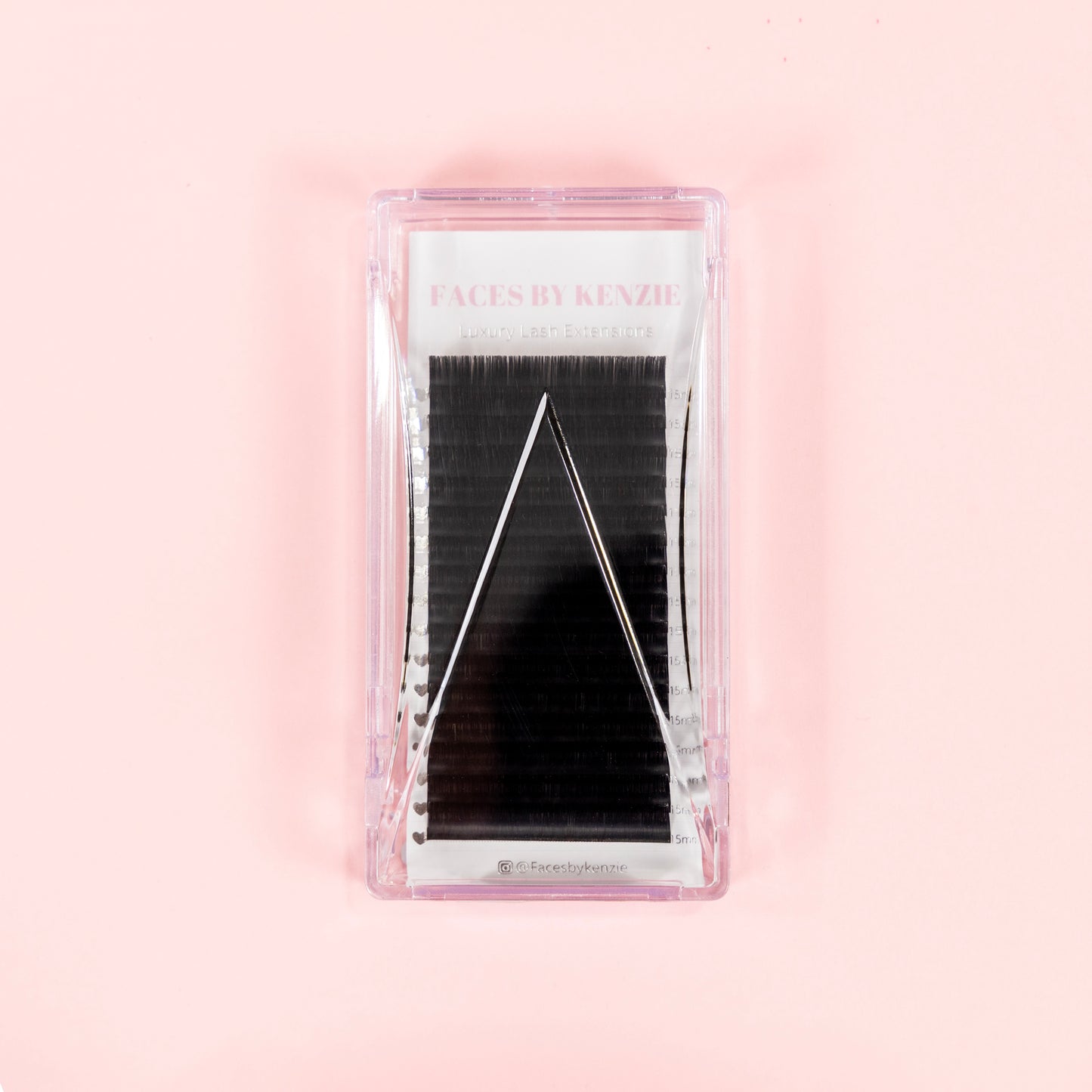 Luxury matte black cashmere lash extensions - Classic mixed trays