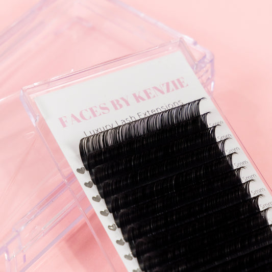 Luxury matte black cashmere lash extensions 0.05MM D Curl